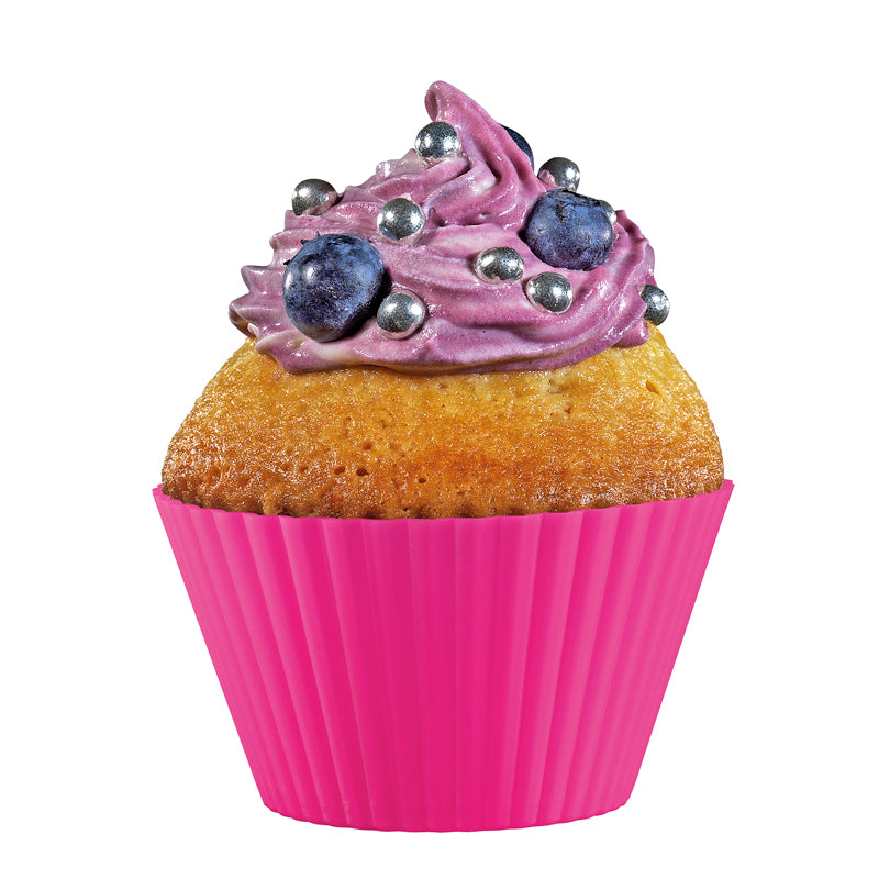 Stampo/Pirottini muffin "Bake", in confezione assortita da 6 pezzi ml 180/cm Ø9x5