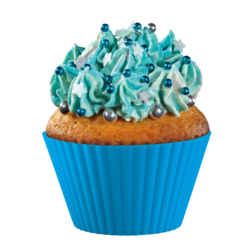 Stampo/Pirottini muffin "Bake", in confezione assortita da 6 pezzi ml 180/cm Ø9x5