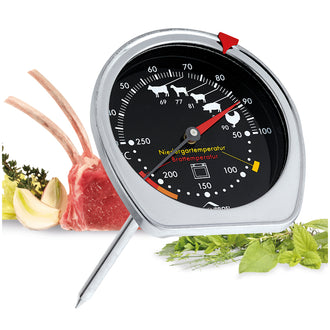 Termometro analogico per carne/forno con sonda "Combi" cm 7x7,5x11,5/14