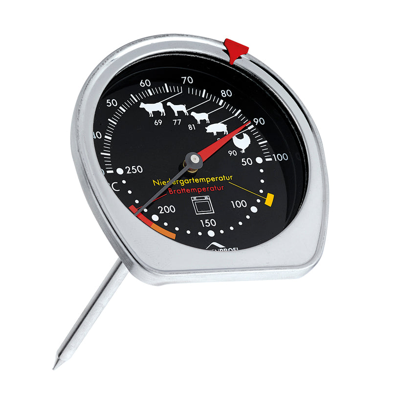 Termometro analogico per carne/forno con sonda "Combi" cm 7x7,5x11,5/14