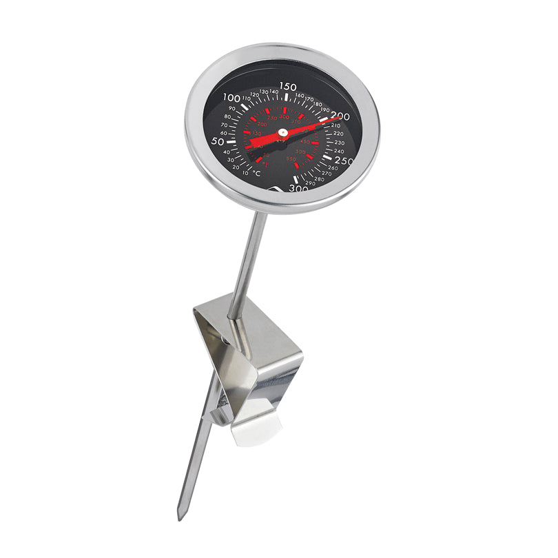 Termometro analogico per fritti con sonda e pratico clip cm Ø5,5x20/21