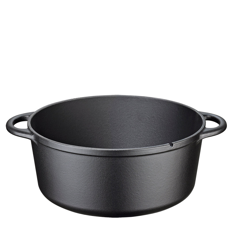 Casseruola con coperchio "BBQ", smaltata l 5/cm Ø26x16