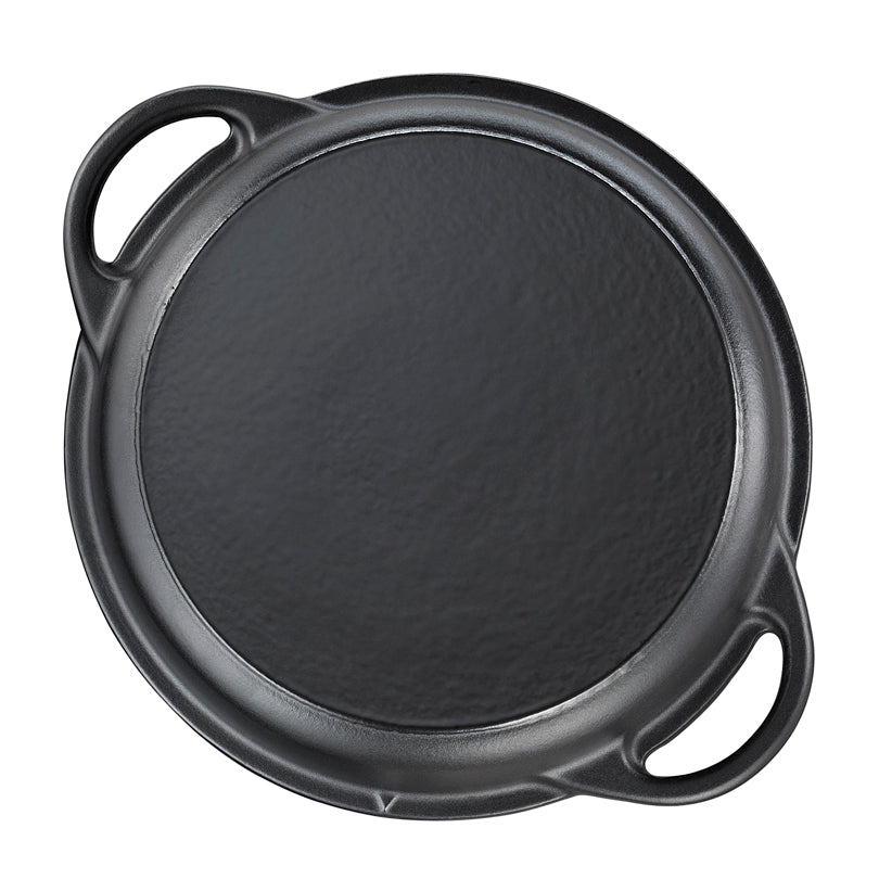 Casseruola con coperchio "BBQ", smaltata l 5/cm Ø26x16