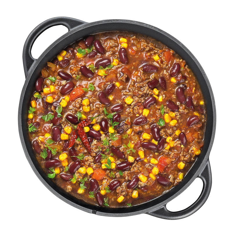 Casseruola con coperchio "BBQ", smaltata l 5/cm Ø26x16