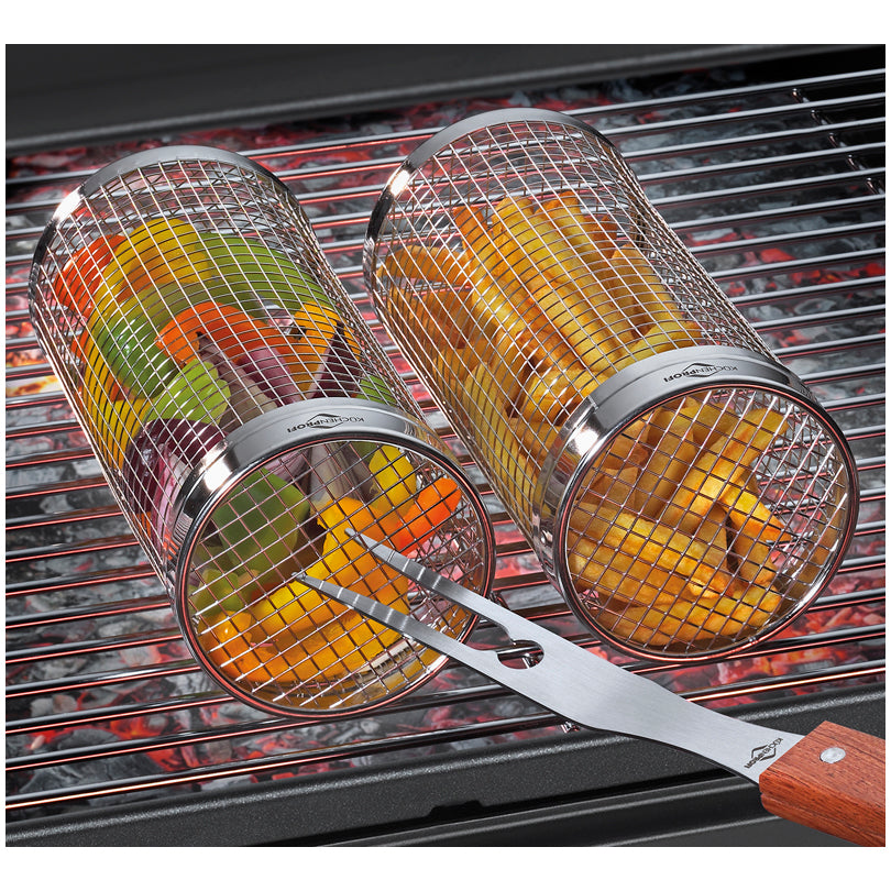 Cestino BBQ a rotolamento "Rondo" cm Ø9,5x20,5