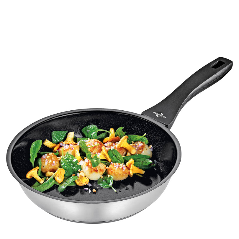 Padella alta "Roma" con rivestimento antiaderente (privo di PFAS) cm Ø20x5,5