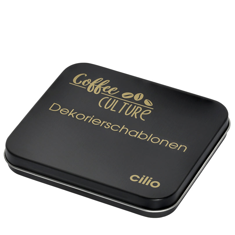 Sagome per decorare cappuccino/muffin "Coffee Culture", confezione assortita da 6 pezzi cm Ø10