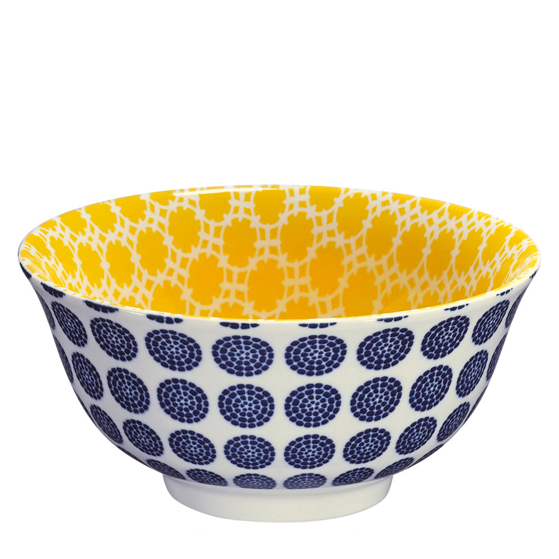 Ciotola müsli, ramen o finger food "Amici - Puntini" ml 500/cm Ø15,5x7