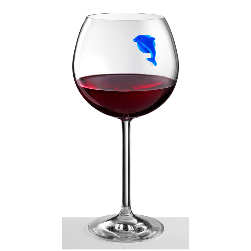 Segnabicchiere riutilizzabile "Nautico", confezione assortita da 12 pezzi cm 1,4x1,7x1,4