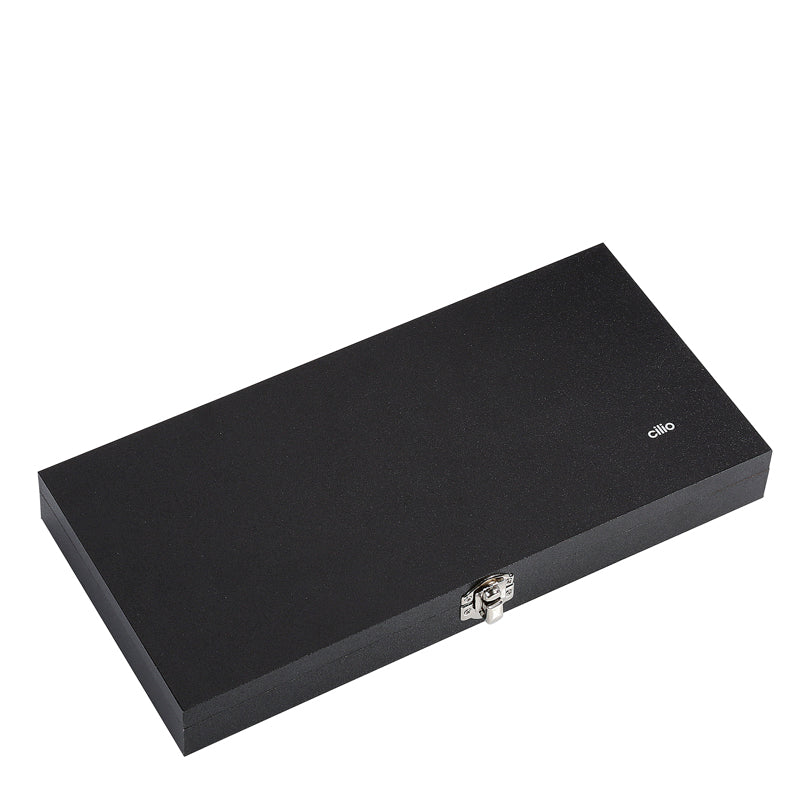 Set 3 coltelli formaggio "Sardo", scatola regalo in legno inclusa cm 29x14x3,5