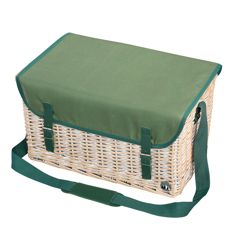 Cesto picnic "Ponza", per 4 persone cm 46x29x26