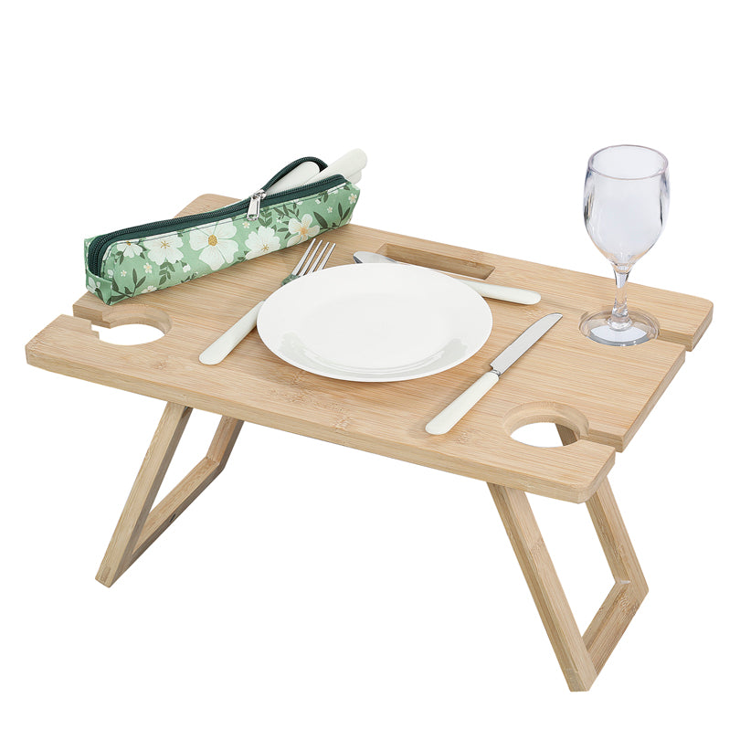 Cesto picnic "Ponza", per 4 persone cm 46x29x26