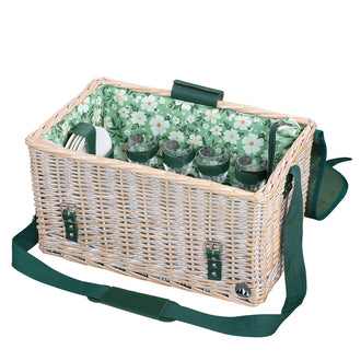 Cesto picnic "Ponza", per 4 persone cm 46x29x26