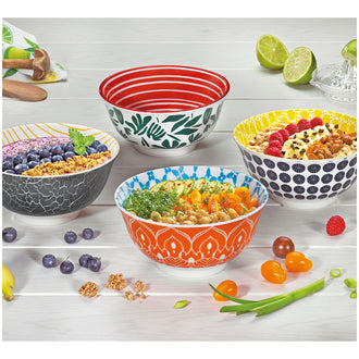 Ciotola müsli, ramen o finger food "Amici - Mandala" ml 850/cm Ø18x8