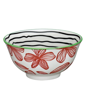 Ciotola müsli, ramen o finger food "Amici - Floreale" ml 850/cm Ø18x8