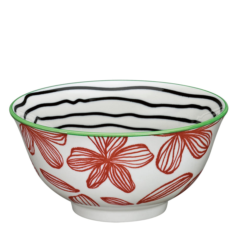 Ciotola müsli, ramen o finger food "Amici - Floreale" ml 850/cm Ø18x8