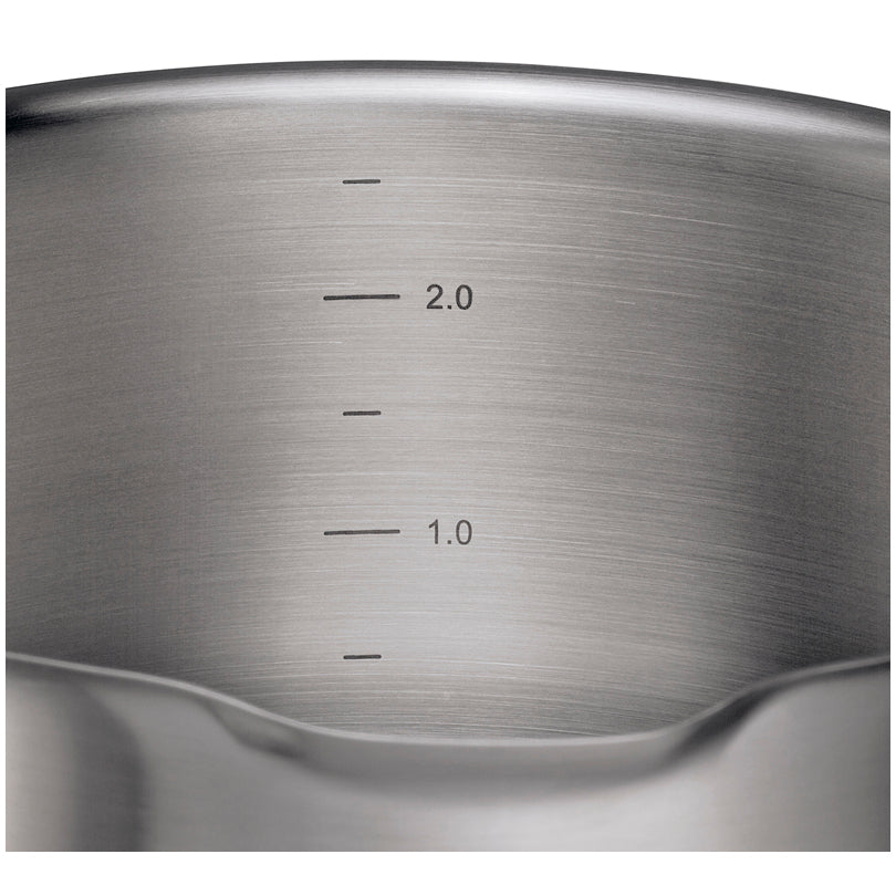 Casseruola con coperchio in vetro "Bologna" l 3/cm Ø20x10