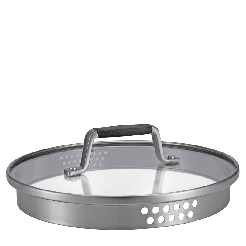 Casseruola alta con coperchio in vetro "Bologna" l 1,7/cm Ø16x9