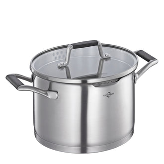 Casseruola alta con coperchio in vetro "Bologna" l 4/cm Ø20x13