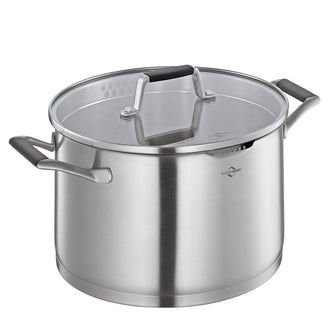 Casseruola alta con coperchio in vetro "Bologna" l 6,7/cm Ø24x15