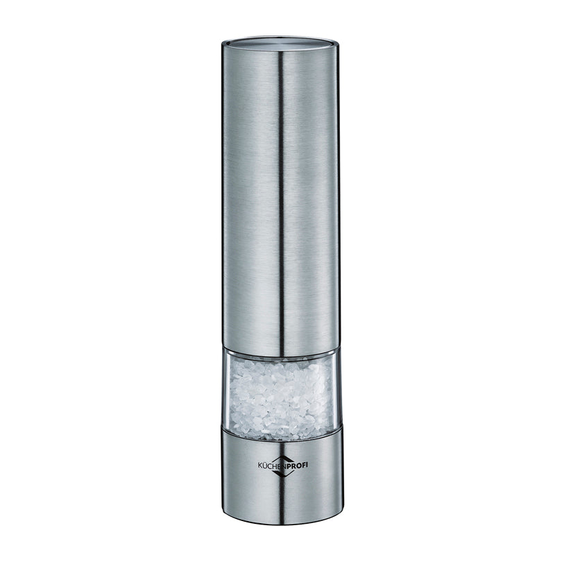 Set macinapepe & macinasale elettrico "Ohio" con supporto per macine in legno cm Ø4,5x17/cm 11x5,7