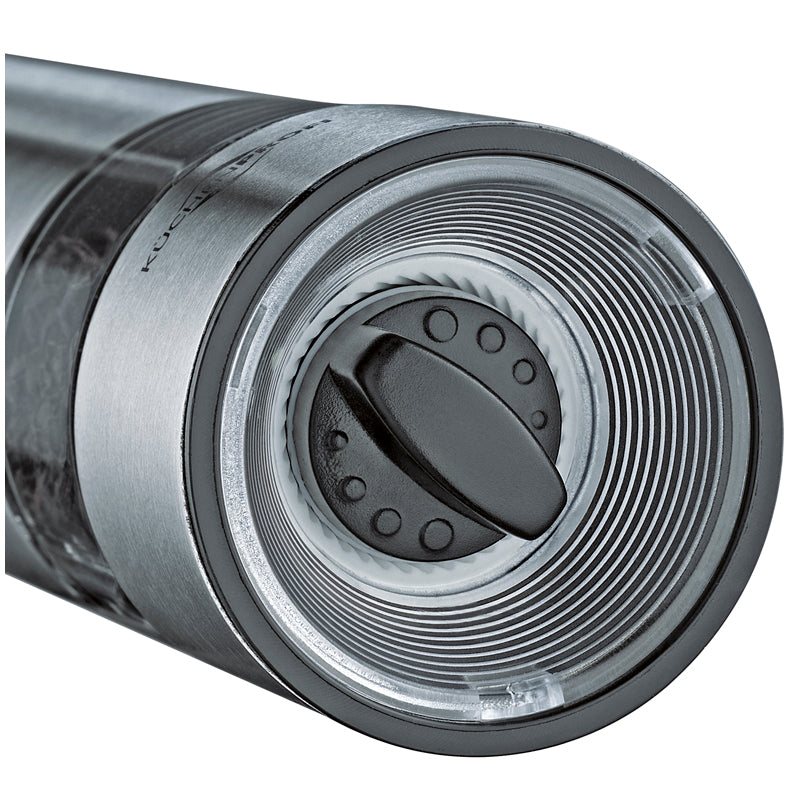 Set macinapepe & macinasale elettrico "Ohio" con supporto per macine in legno cm Ø4,5x17/cm 11x5,7