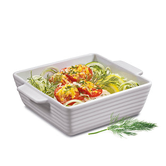 Pirofila quadrata "Burgund" ml 700/cm 15x15x5