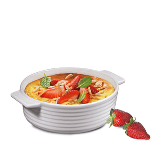 Pirofila tonda "Burgund" ml 700/cm Ø16x5