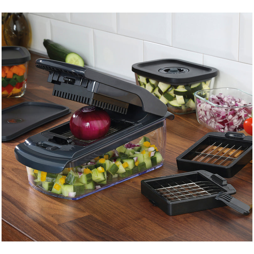 Tagliacubetti "Fix Plus" per cipolle e verdure cm 27,5x11x12