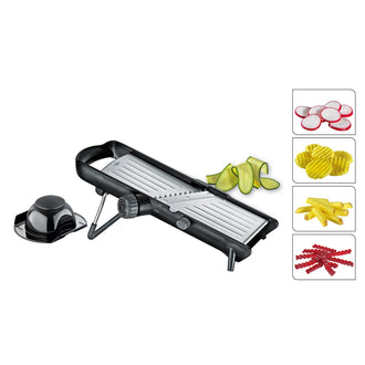 Affettaverdure "Compact" con fermaverdure e piedini antiscivolo pieghevoli cm 37x16