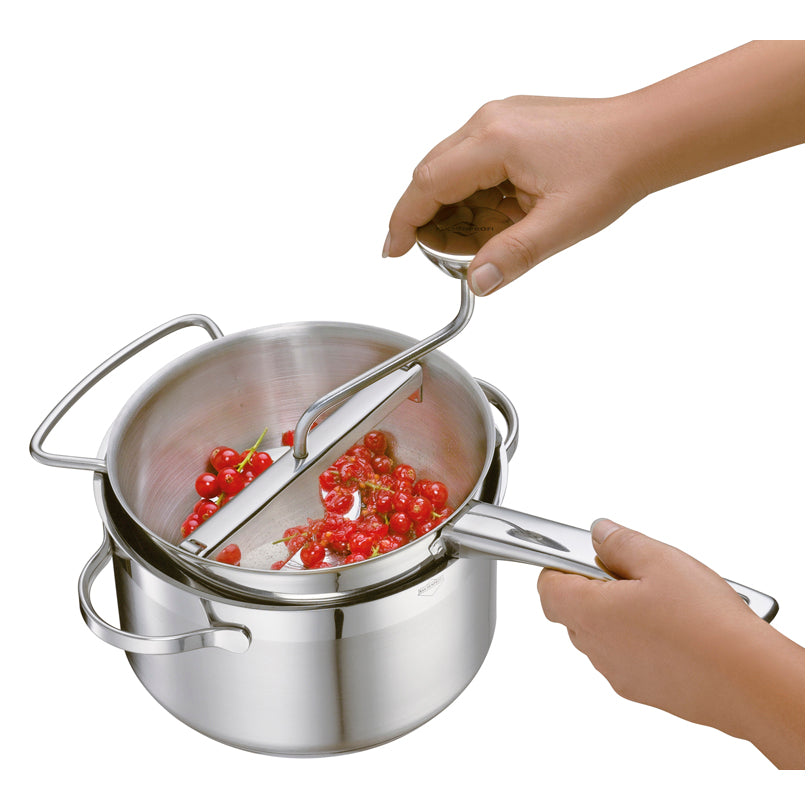 Passaverdure "Trio" con 3 dischi intercambiabili (1 mm, 3 mm e 5 mm) cm Ø20