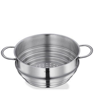 Inserto per cottura a vapore, adatto a pentole con un diametro di cm 16-20 cm Ø21x8,5