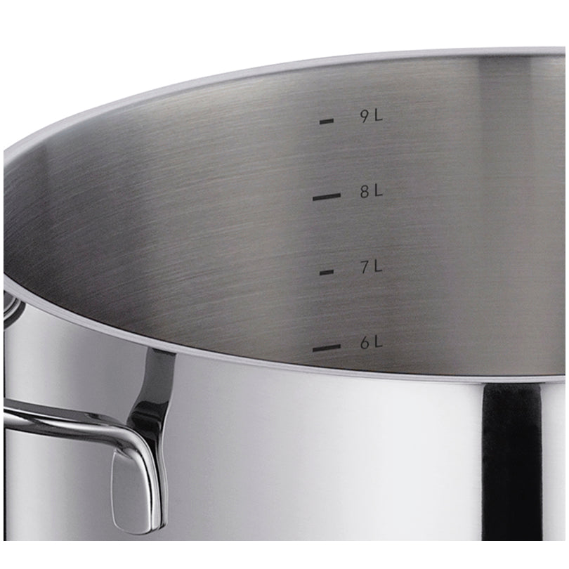 Pentola alta con coperchio in vetro "Capri" l 10/cm Ø26x20,5