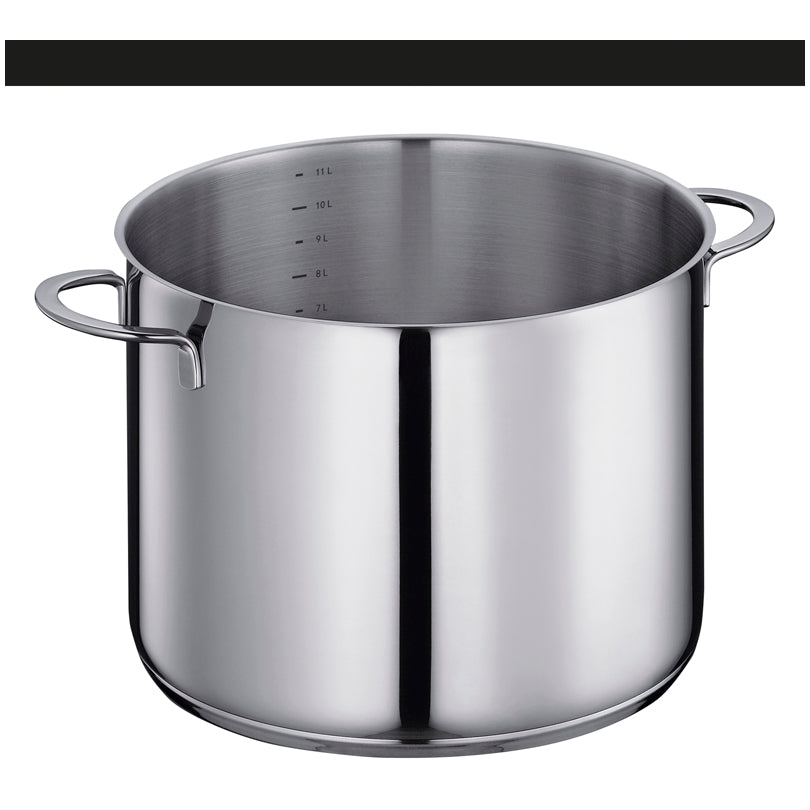 Pentola alta con coperchio in vetro "Capri" l 12/cm Ø28x20,5