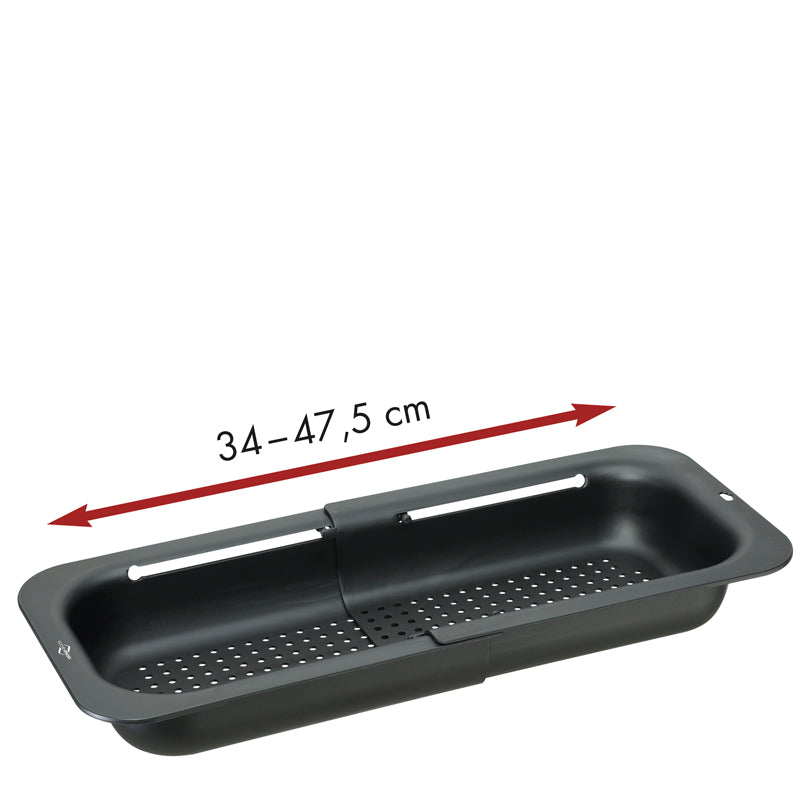 Vaschetta scolapasta per lavello allungabile cm 34-47,5x20x6,5