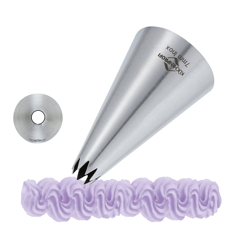 Bocchetta foro stella "Bake", 7 mm mm Ø7/cm Ø3x4,8