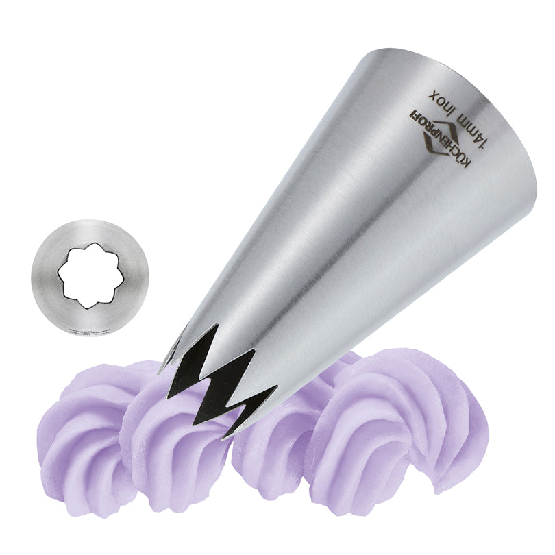 Bocchetta foro stella "Bake", 14 mm mm Ø14/cm Ø3x5