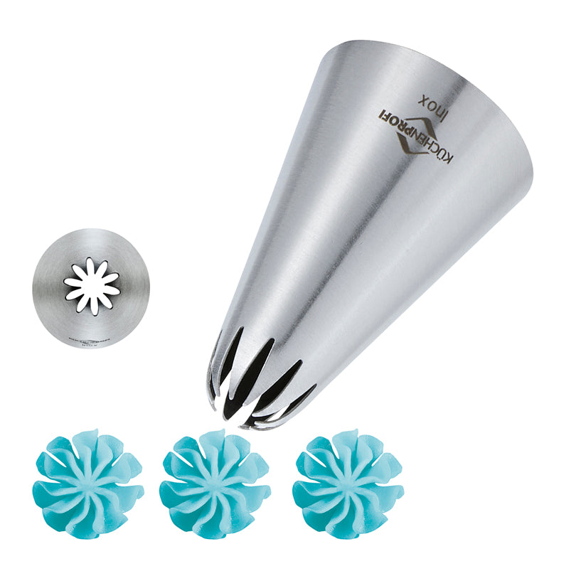 Bocchetta foro fiore diretto "Bake", 14 mm mm Ø14/cm Ø3x4,2