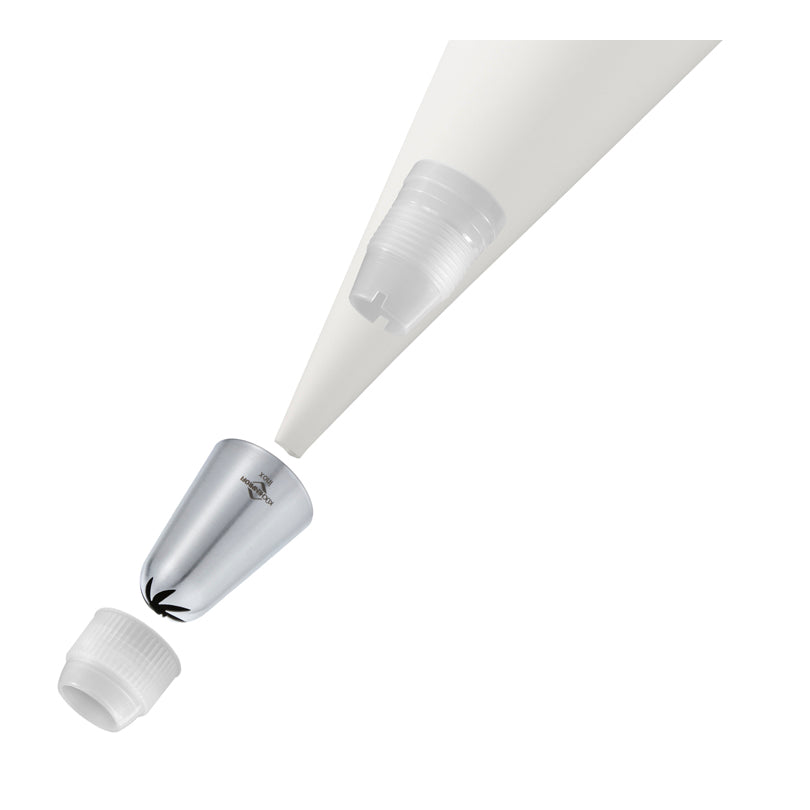 Bocchetta fiore festonata "Bake", 14 mm mm Ø14/cm Ø3x4