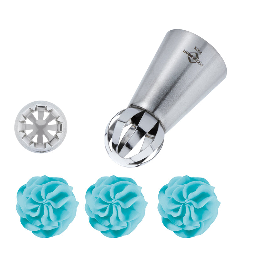 Bocchetta punte russe (frosting medio) "Bake", 25 mm mm Ø25/cm Ø3x5,5