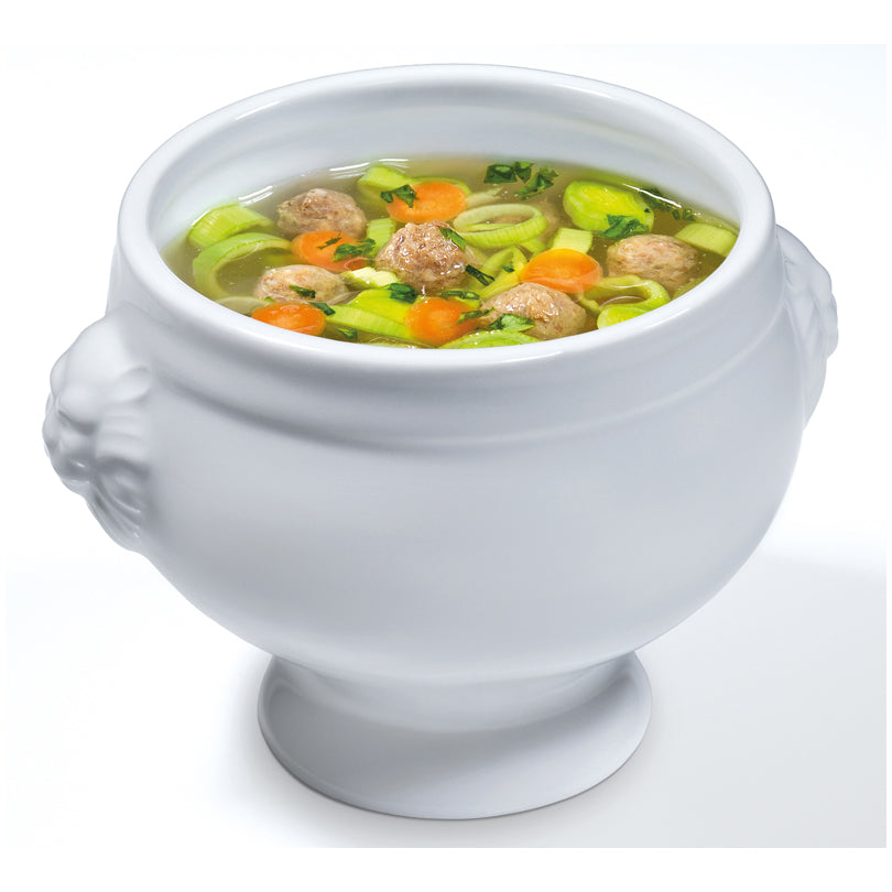 Terrina a testa di leone ml 450/cm Ø11x8,5