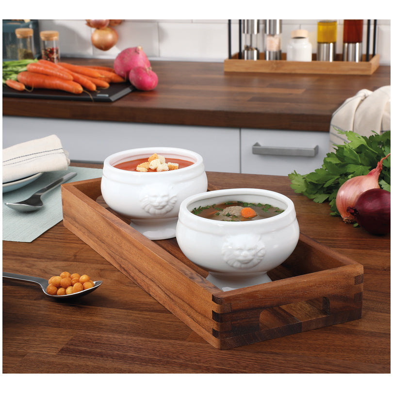 Terrina a testa di leone ml 450/cm Ø11x8,5