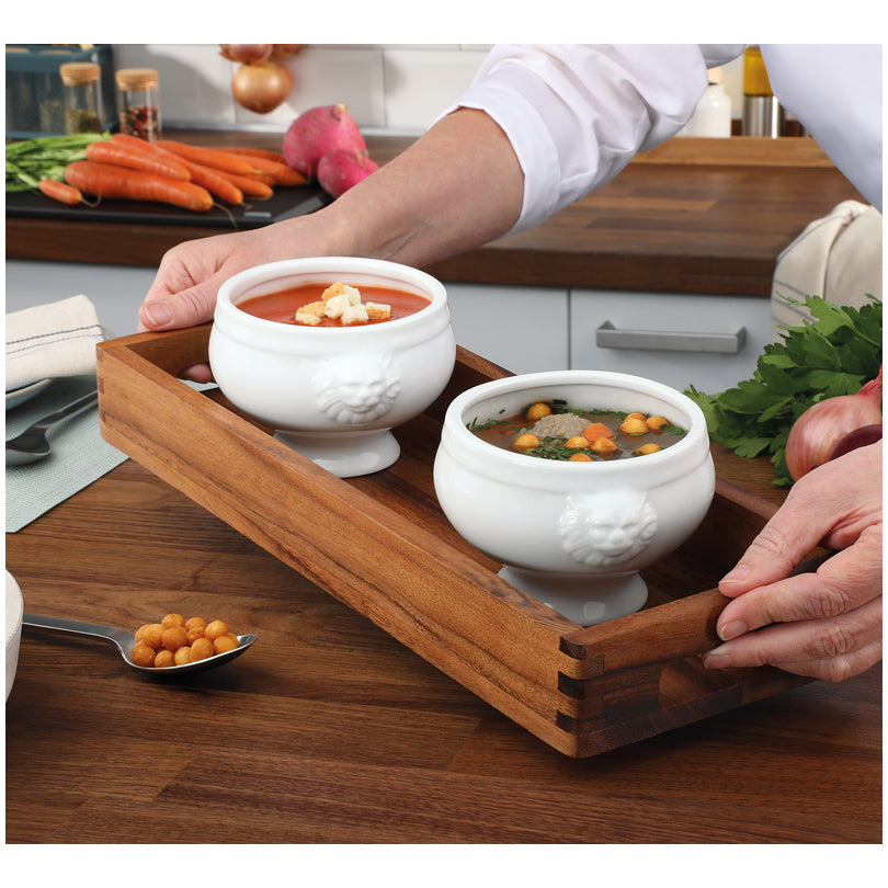 Terrina a testa di leone ml 450/cm Ø11x8,5