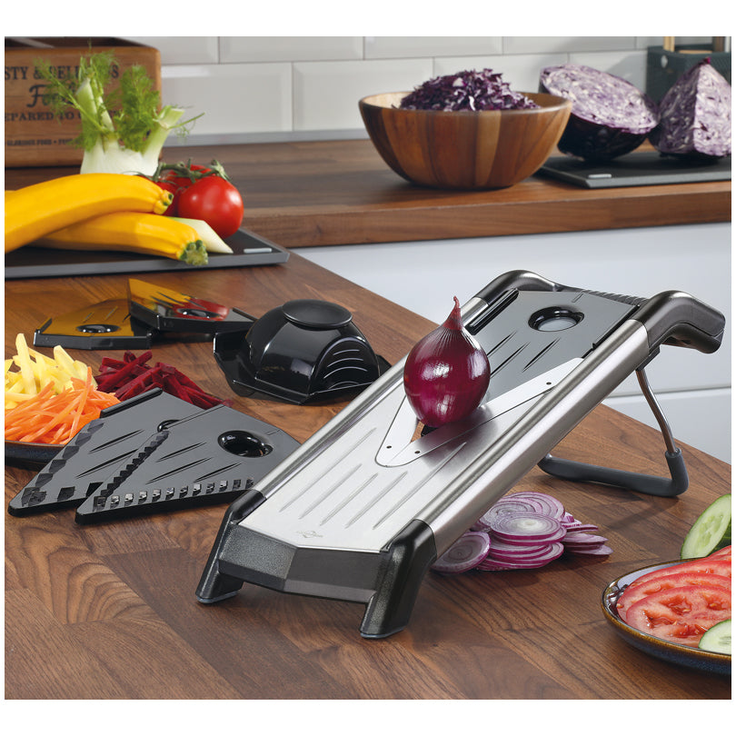 Affettaverdure "Professional", con 5 inserti da taglio cm 42,5x14