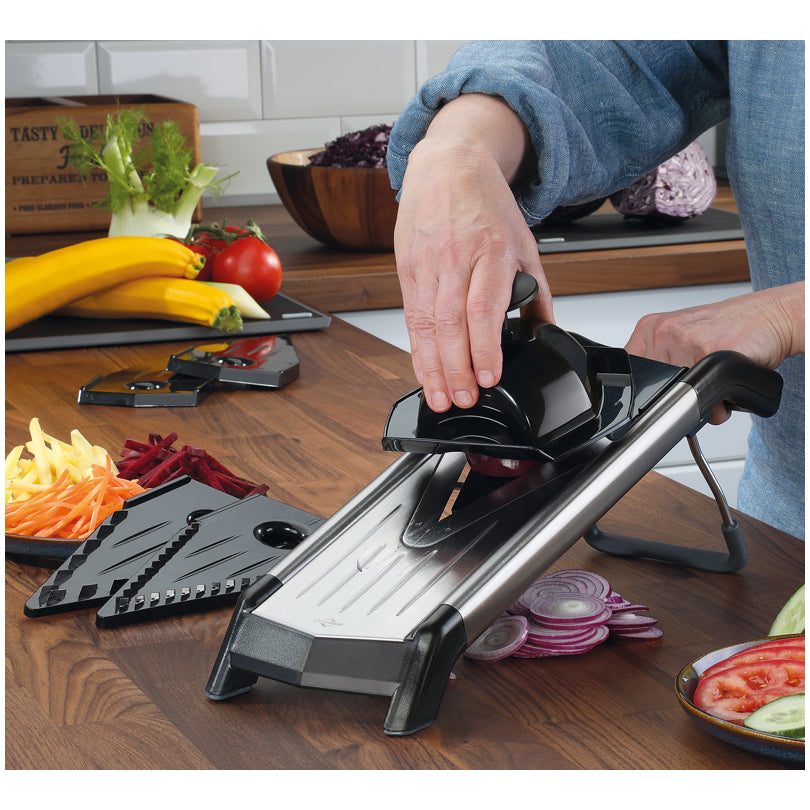 Affettaverdure "Professional", con 5 inserti da taglio cm 42,5x14