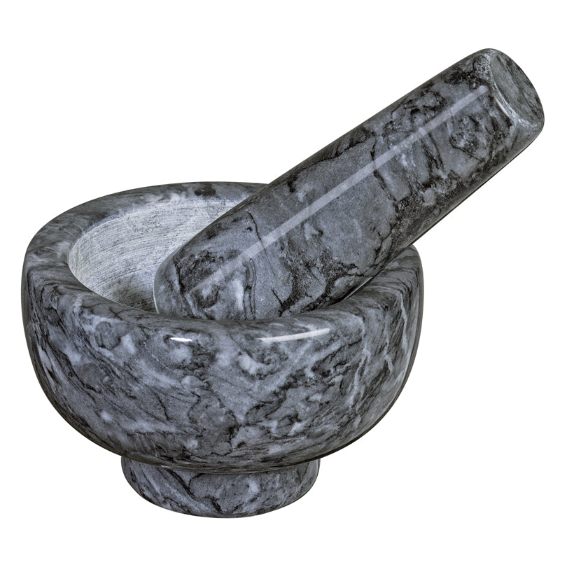 Mortaio con pestello "Marmo" cm Ø9x5
