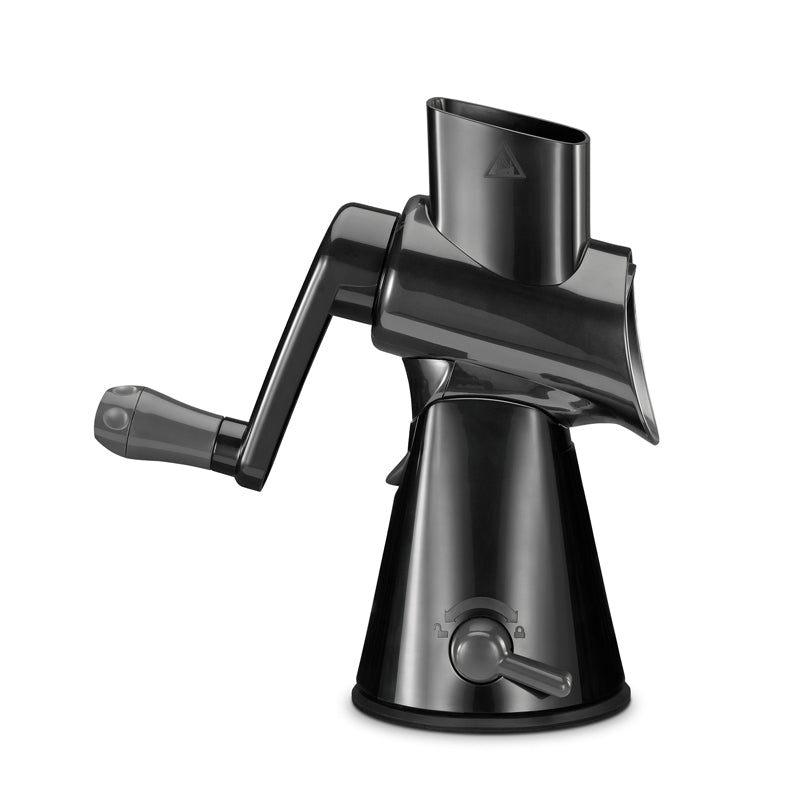 Grattugia a manovella "Rapid" con 3 rulli intercambiabili cm 28