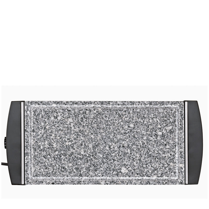 Raclette con piastra in granito "HotStone8", per 8 persone cm 48x20,5x10,5