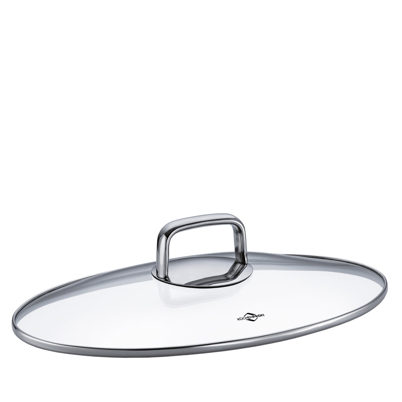 Casseruola ovale "Pisa" con coperchio in vetro l 8,5/cm 40,5x32x20,