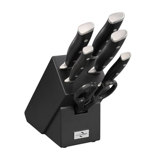 Ceppo coltelli "Primus Classic", attrezzato con 5 coltelli e 1 forbice multiuso cm 10x22x19